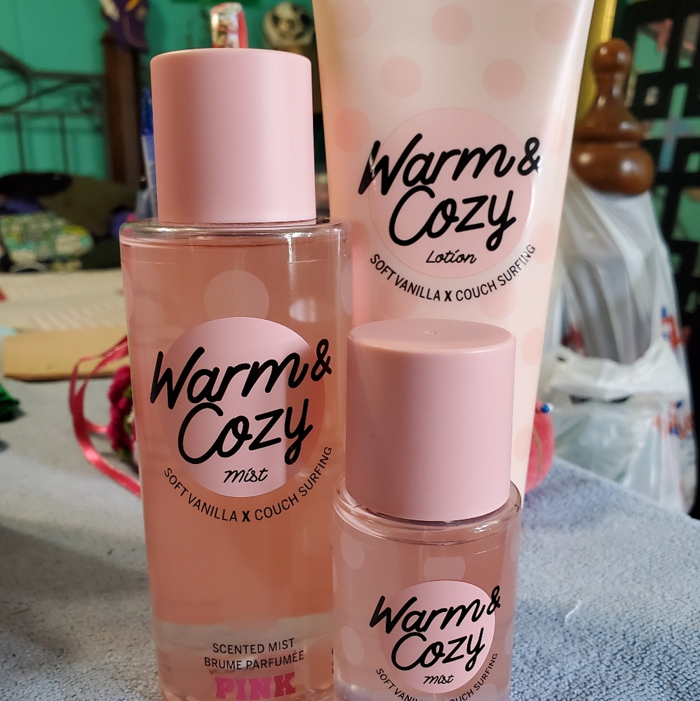 Pink bundle mist and lotion